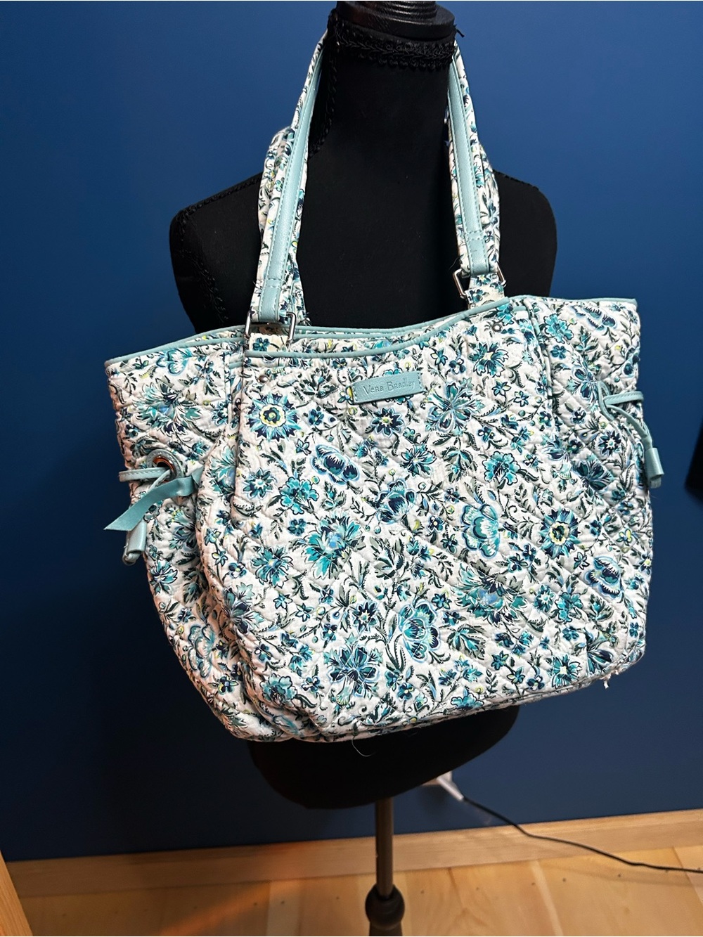Vera Bradley Floral Quilted Tote Bag
